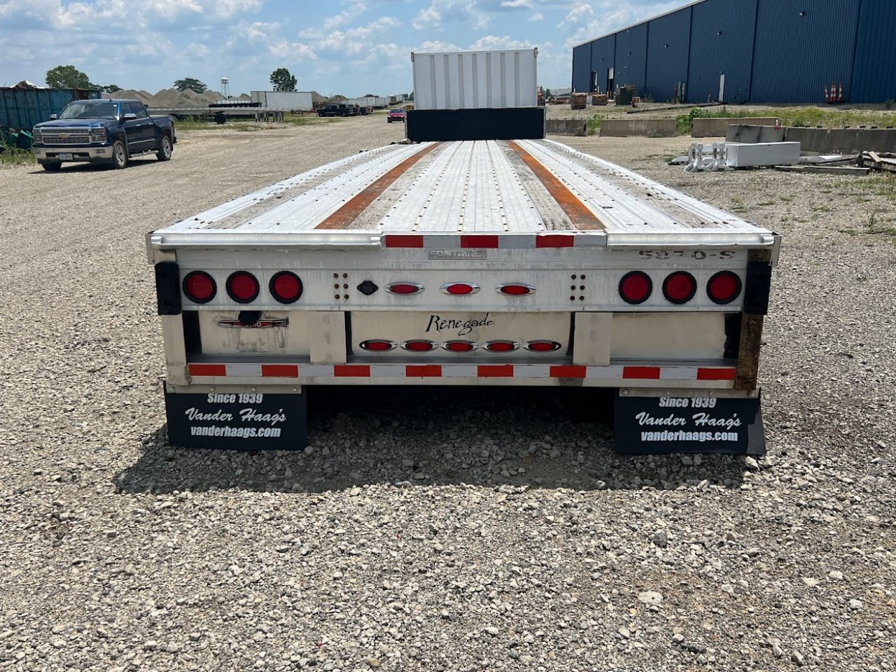2006 FONTAINE TRAILER CO. FONTAINE TRAILER CO. 45'X96 STEEL FLATBED VIN:  13N14520863537852 - Jeff Martin Auctioneers, Inc.