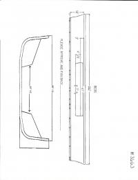 Volvo VNR 1 PIECE CHROME Bumper - New | P/N 3663