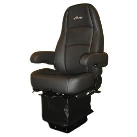 Sears Seating Black Imitation Leather Air Ride Seat - New | P/N 2D311P4BSNSN