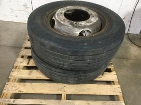 Pilot 19.5 Steel Tire and Rim, 245/70R19.5 Hankook - Used