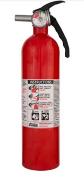 Safety/Warning: 440161MTLK  10 Bc Fire Extinguisher - New