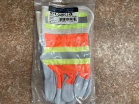 Safety/Warning: Gloves Leather Palm Reflective XLarge - New | 571G2003XL