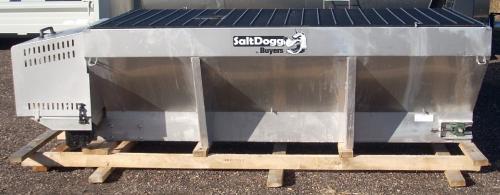 Ice Control: Saltdogg? 1.5 Cubic Yard Gas Stainless Steel Hopper Spreader