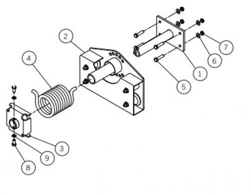 Tarp Components: Spring Stop Assy