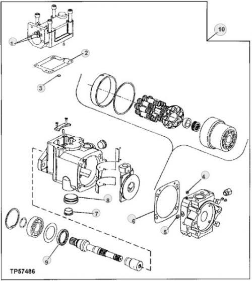 John Deere 770CH Hydraulic, Misc. Parts