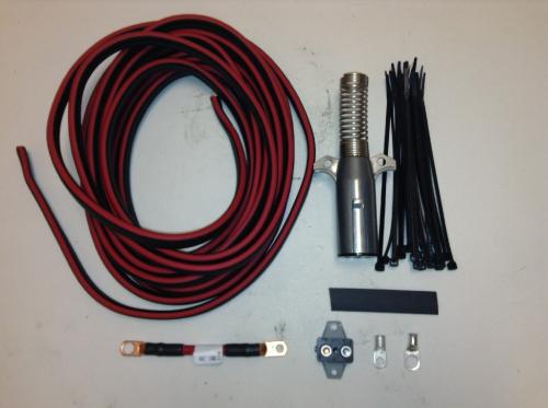 Tarp Components: Power Cord Kit  2 Pole 25' Wiring Lugs Circuit Breaker