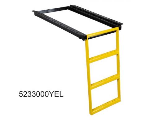 Yellow 3-Rung Retractable Truck Step