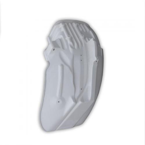 Freightliner M2 106 Right Primer Extension Poly Fender Extension (Hood): Fender Extension Fits Freightliner M2-106 Passenger Side  Tall Lip Hood