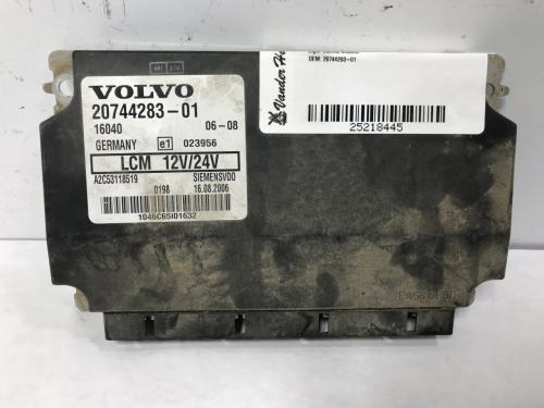 2007 Volvo VNL Light Control Module | P/N 20744283-01 | W/ 4 Plugs