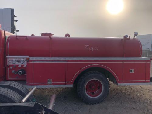 Tanker: Fire Truck Tank With Tool Boxes On Each Side