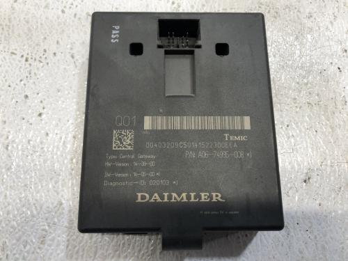 2016 Freightliner CASCADIA Electronic Chassis Control Modules | Temic, Daimler Module, P/N A06-74995-008