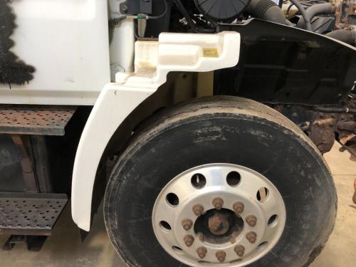 2005 Hino 338 Right White Extension Fiberglass Fender Extension (Hood): Does Not Include Bracket