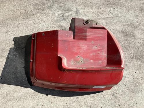 1999 International 4700 Right Red Extension Fiberglass Fender Extension (Hood): Does Not Include Brackets
