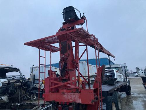 Cranes / Booms, Iowa Mold And Tooling 13034: Complete Crane Assembly W/ Controls & Outriggers, Operational Status Unknown, Does Not Include Flatbed