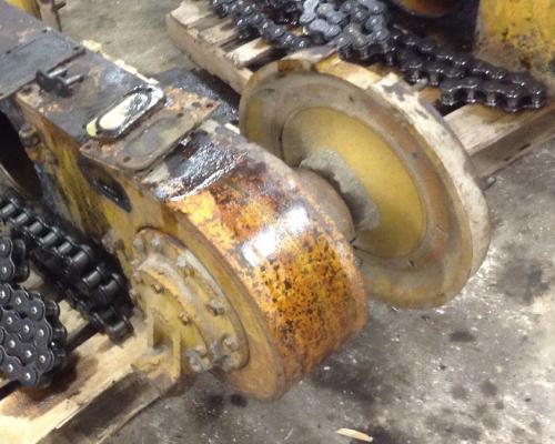 1956 Cat 12 Left Equip Axle Assembly